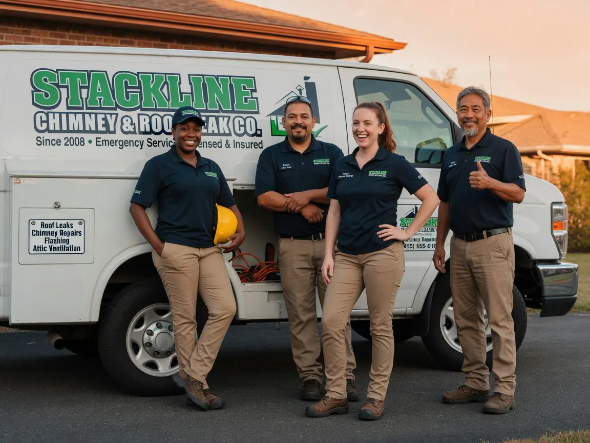 Chimney flashing repair company in Franklin, LA